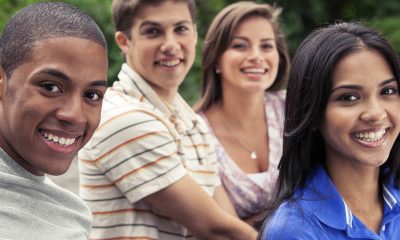 Group of Teens Smiling