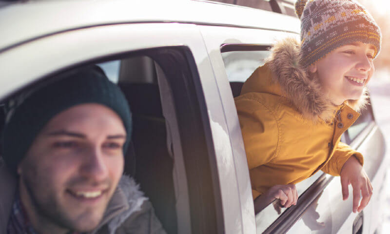 Blog Father and Son in Car