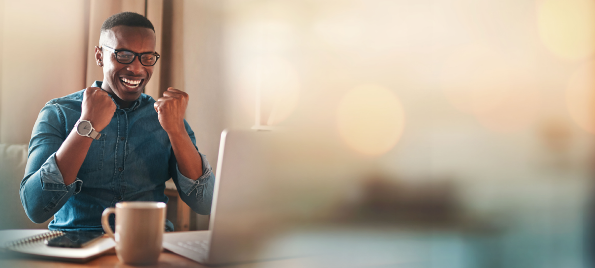 Man on laptop