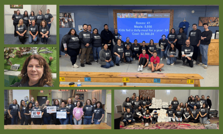 NuMark volunteers at their various activities