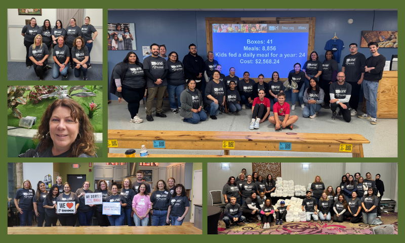 NuMark volunteers at their various activities