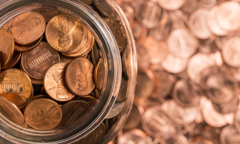 Pennies are out of circulation