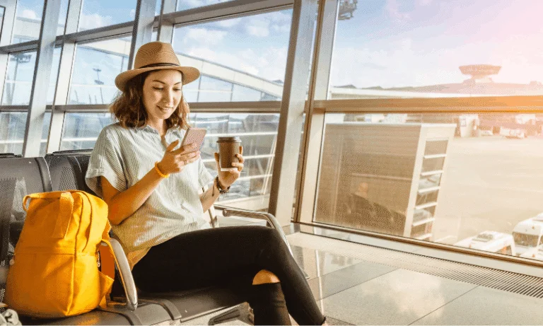 Set travel notices through the NuMark mobile app