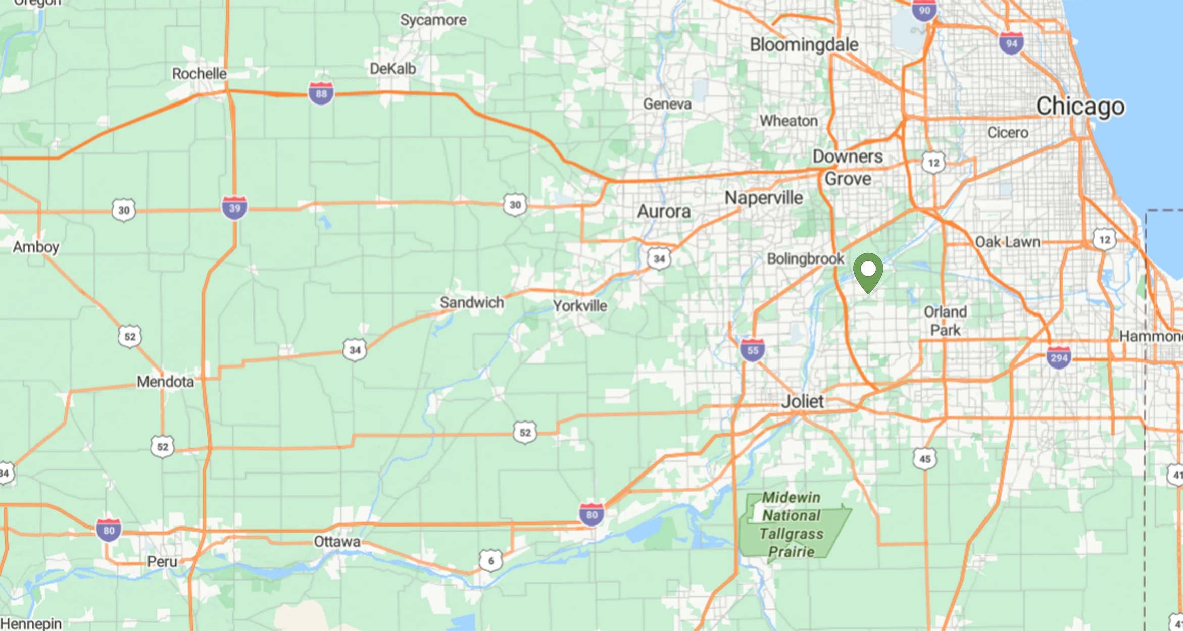 Lemont Branch on Map