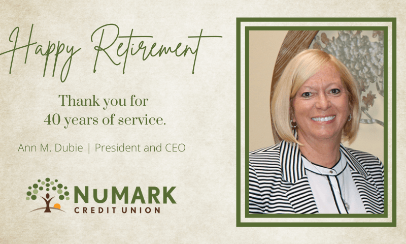 Ann M Dubie of NuMark Credit Union