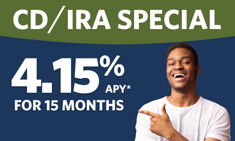 CDIRA Special - 415 APY for 15 months