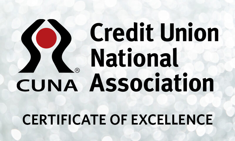 CUNA Certificate of Excellence