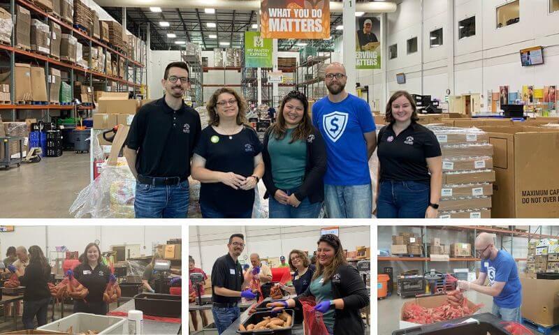 NuMark Staff Volunteering at Northern Illinois Food Bank