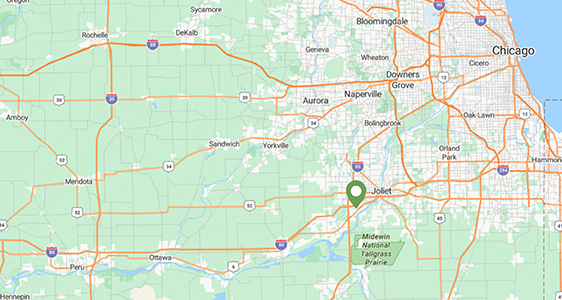 Joliet Location Map