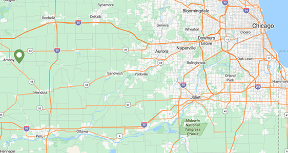 Sublette Location Map